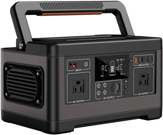 Portable Power Station 500Wh, Multipurpose Portable Power Supply For Home, Travel And Camping With Type-C
