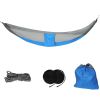 Travel Camping Hammock with Net Mosquito Lightweight Nylon Fabric