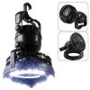 Portable LED Camping Lantern with Ceiling Fan - Hurricane Emergency Survival Kit