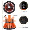 2 In 1 Portable Camping Fan Electric Lantern Fan Tent Fan w/Hanging Hook Remote Control USB Rechargeable Fan