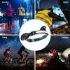 Rechargeable Motion Sensor Head Lamp 6 Light Modes COB XPG Head Light Torch Flashlight 270° Beam IPX5 Waterproof for Fishing Running Camping Hiking