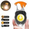 Keychain LED Flashlights, Rechargeable Flashlights with Lighter for Outdoor Hiking