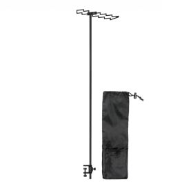 Portable Camping Hanging Rack Camping Light Table Stand Outdoor Lantern Hanging Stand Foldable Lamp Support Stand Camping Parts (Color: bolt)