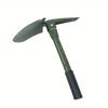 1pc Portable Foldable Camping Shovel - Multifunctional Hiking Tool for Entrenching, Digging, and Cleaning