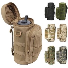 Molle Water Bottle Pouch for Camping Hiking Mountaineer Outdoor Sport (Color: D)