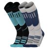 Adult Thermal Ski Socks Winter 2 Pack Skiing Snowboarding Hiking Warm Socks