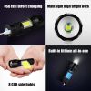 Mini Torch LED Rechargeable Flashlight Portable USB Charging Flashlight High Power Bank Camping Waterproof Long Range Lantern