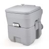 5 Gallon Portable Toilet, Flush Potty, Travel Camping Outdoor