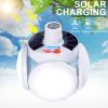 Solar Outdoor Lights Folding LED Soccer Light Bulb Portable Emergency Solar Lamp USB Charge Search Light For Camping Hiking Home