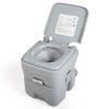 5 Gallon Portable Toilet, Flush Potty, Travel Camping Outdoor