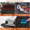 Inflatable SUV Air Mattress Thickened Camping Bed Cushion with Pillow Air Pump Storage Bag PVC Flocked Car Bed for Home Car Travel Camping