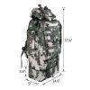 100L Large Military Camping Backpack Waterproof Camo Hiking Travel Tactical Bag