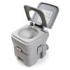 5 Gallon Portable Toilet, Flush Potty, Travel Camping Outdoor