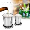 Stainless Steel Folding Cup Portable Outdoor Travel Camping Telescopic Cup Ourdoor Foldable Drinkware 75ml/150ml/250ml