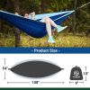 Outdoor Deluxe Portable Hammock Compact 1-Person 108"*54" Hammock