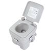 5.3 Gallon 20L Flush Outdoor Indoor Travel Camping Portable Toilet for Car;  Boat;  Caravan;  Campsite;  Hospital