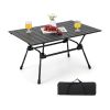 Adjustable Heavy-Duty Outdoor Folding Camping Table