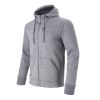 Men's Zip Thru Warm Cosy Thermal Climbing Hiking Heavy Sweatshirt