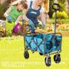 Outdoor Garden Multipurpose Micro Collapsible Beach Trolley Cart Camping Folding Wagon