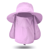 Fishing Hat/Boonie Hat; Sun hat Detachable UV Sun Screen Wide Brim Hat With Face Cover & Neck Flap; hiking hat